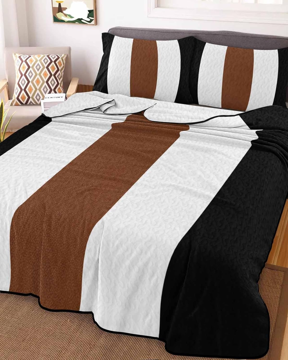 PRINT PICTURE ARTHOME Twin XL Quilt Set