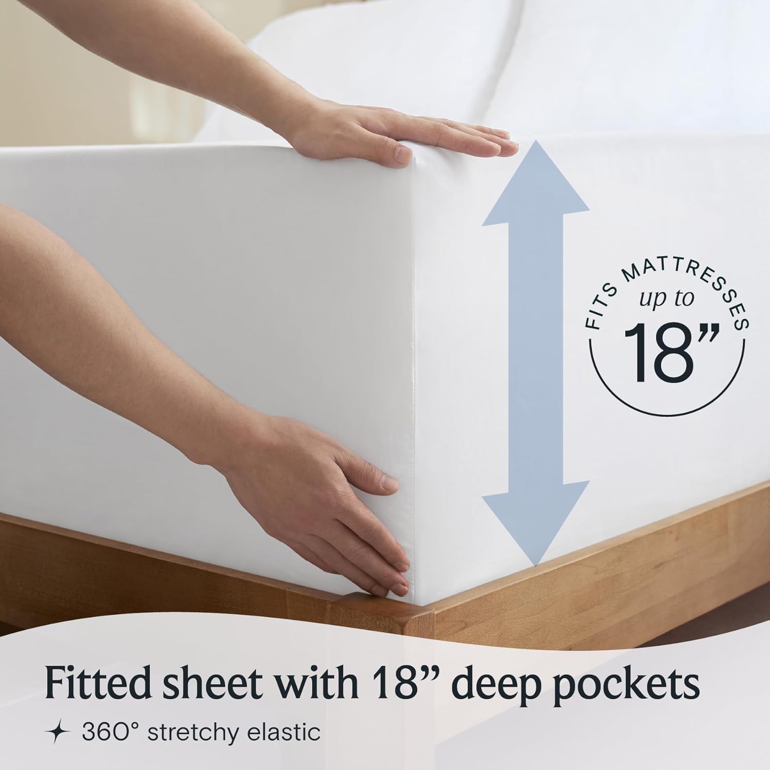 LuxClub 3 PC Twin XL Deep Pocket Sheets Set