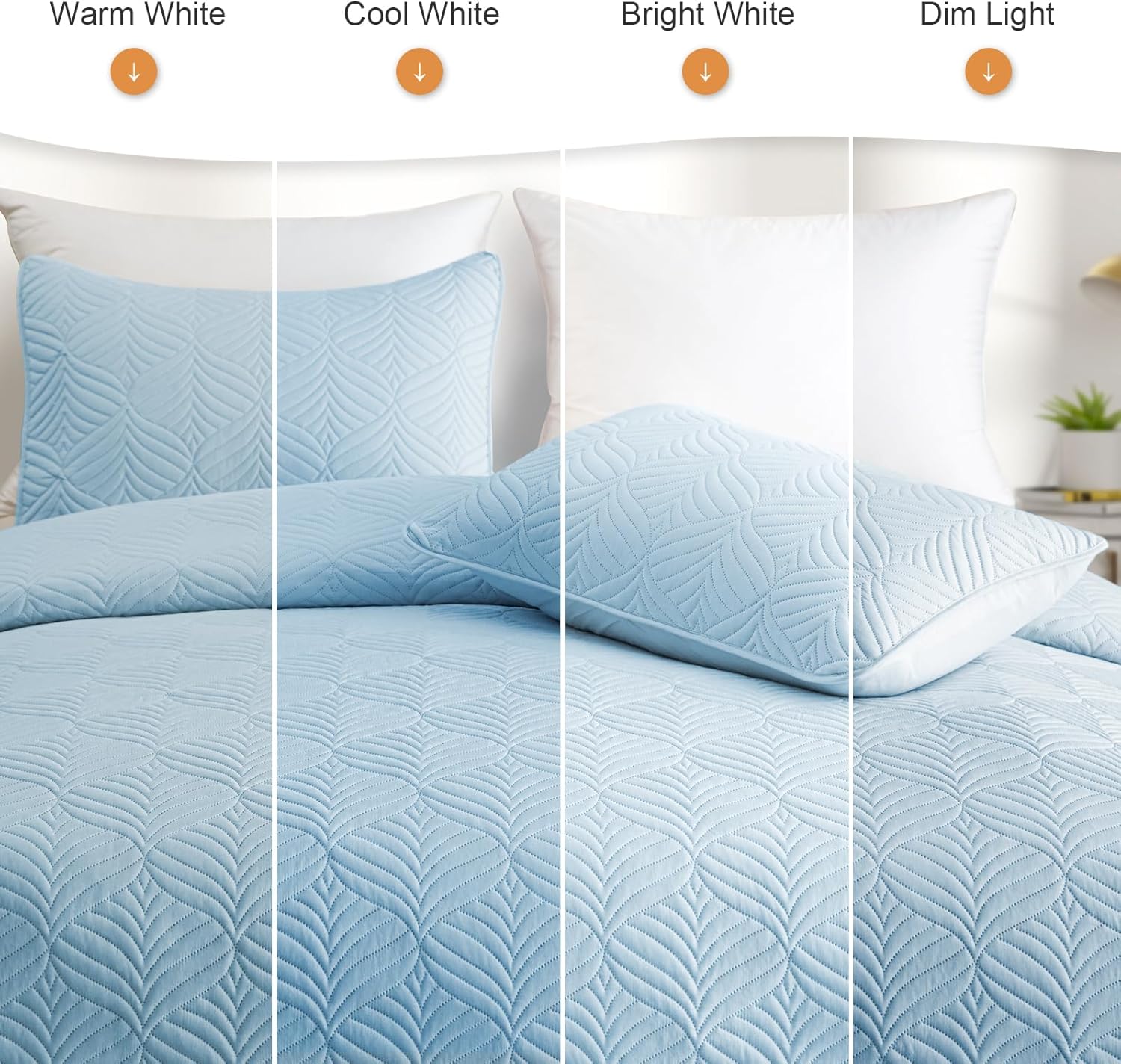 Whale Flotilla Light Blue XL Twin Quilt Set