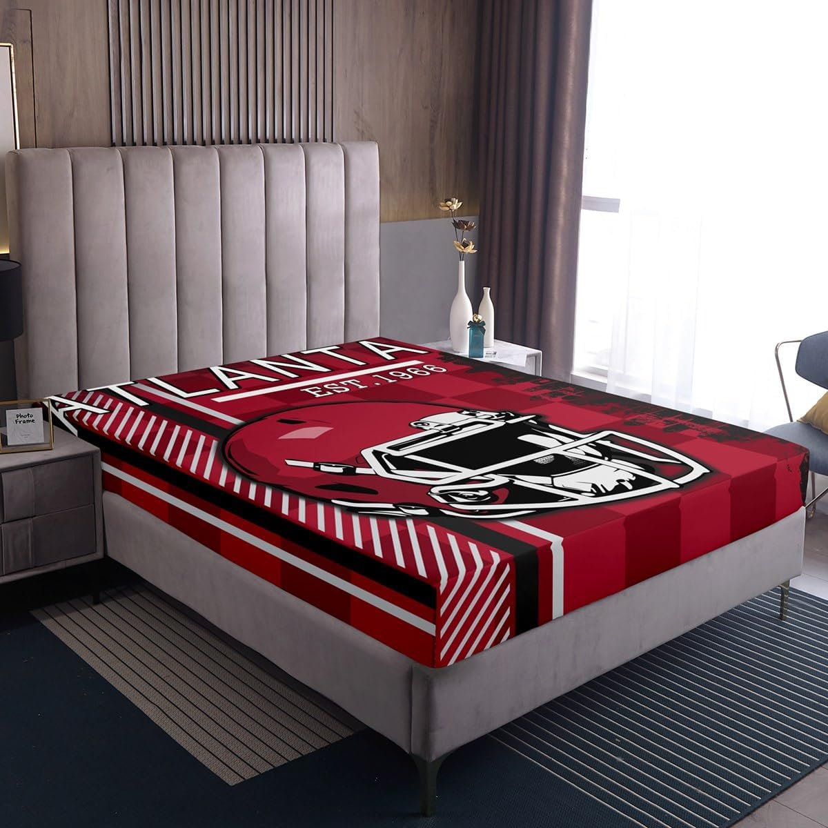 Erosebridal Boys Football Fitted Sheet Set