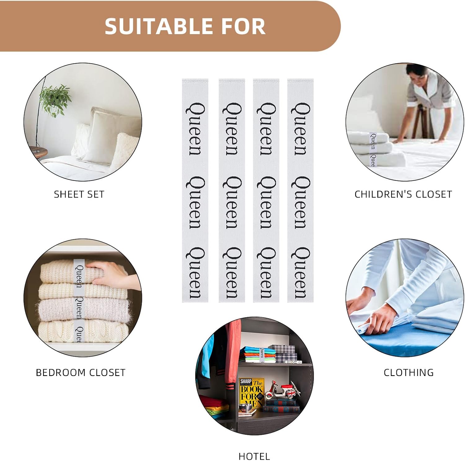 4PCS Bed Sheet Organizer Bands for Linen Closet