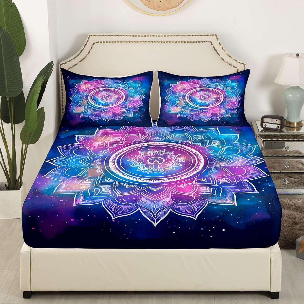 Feelyou Outer Space Galaxy Sheet Set for Kids