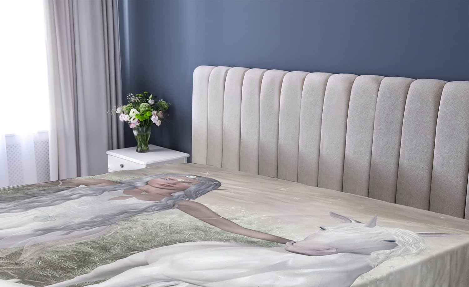 Ambesonne Kids Sheet Set with Horse Print
