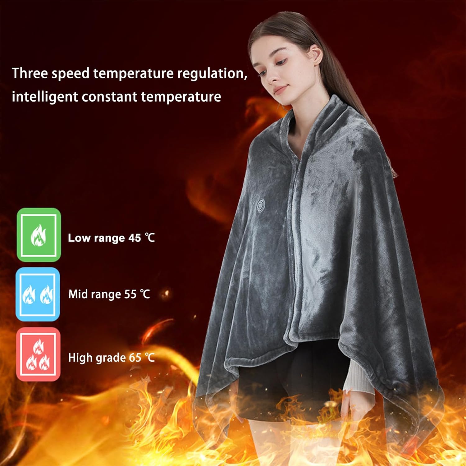 CENGNIAN 59 X 315in USB Heated Blanket 3 Heat Settings