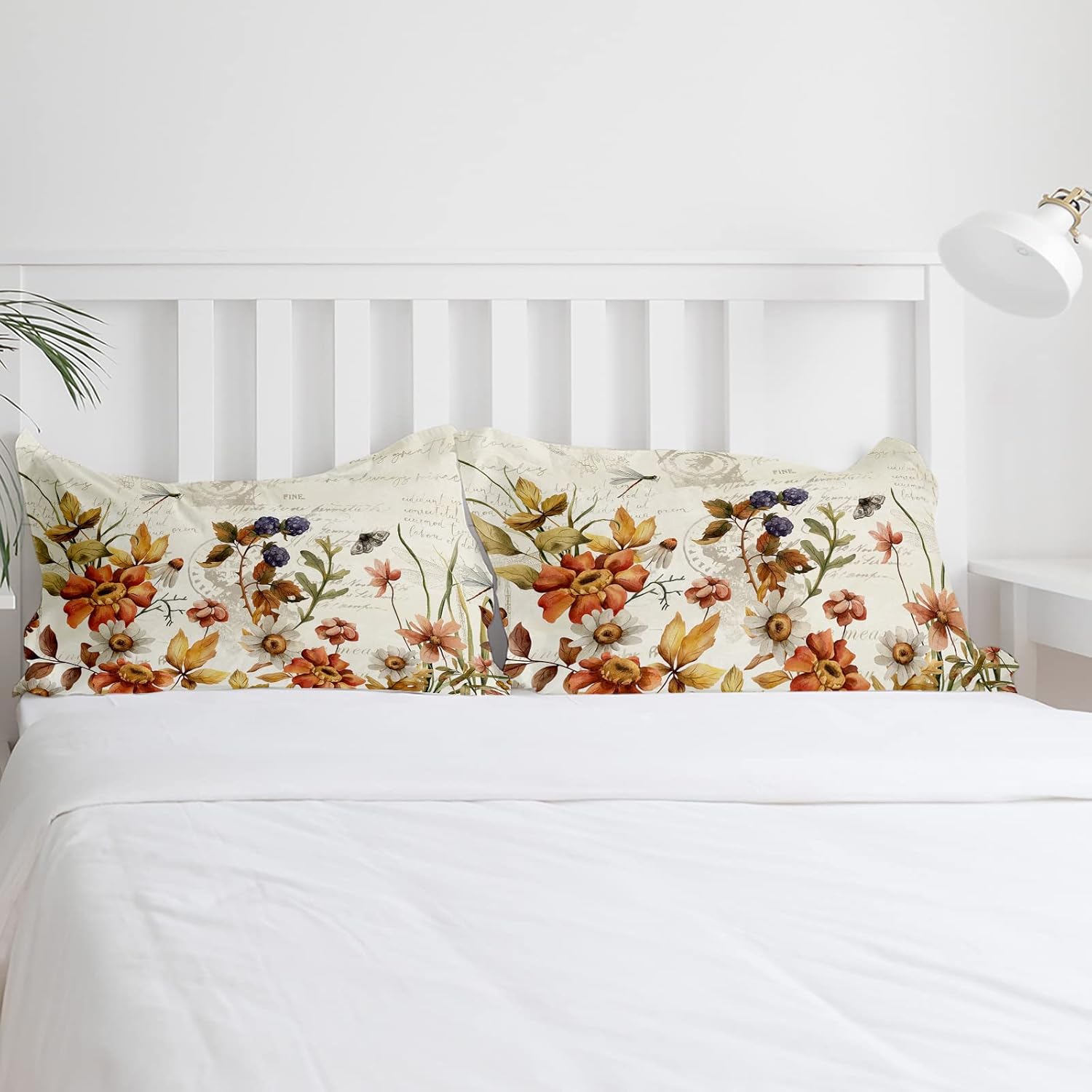 OComster California King Duvet Cover Set with 2 Pillowcases