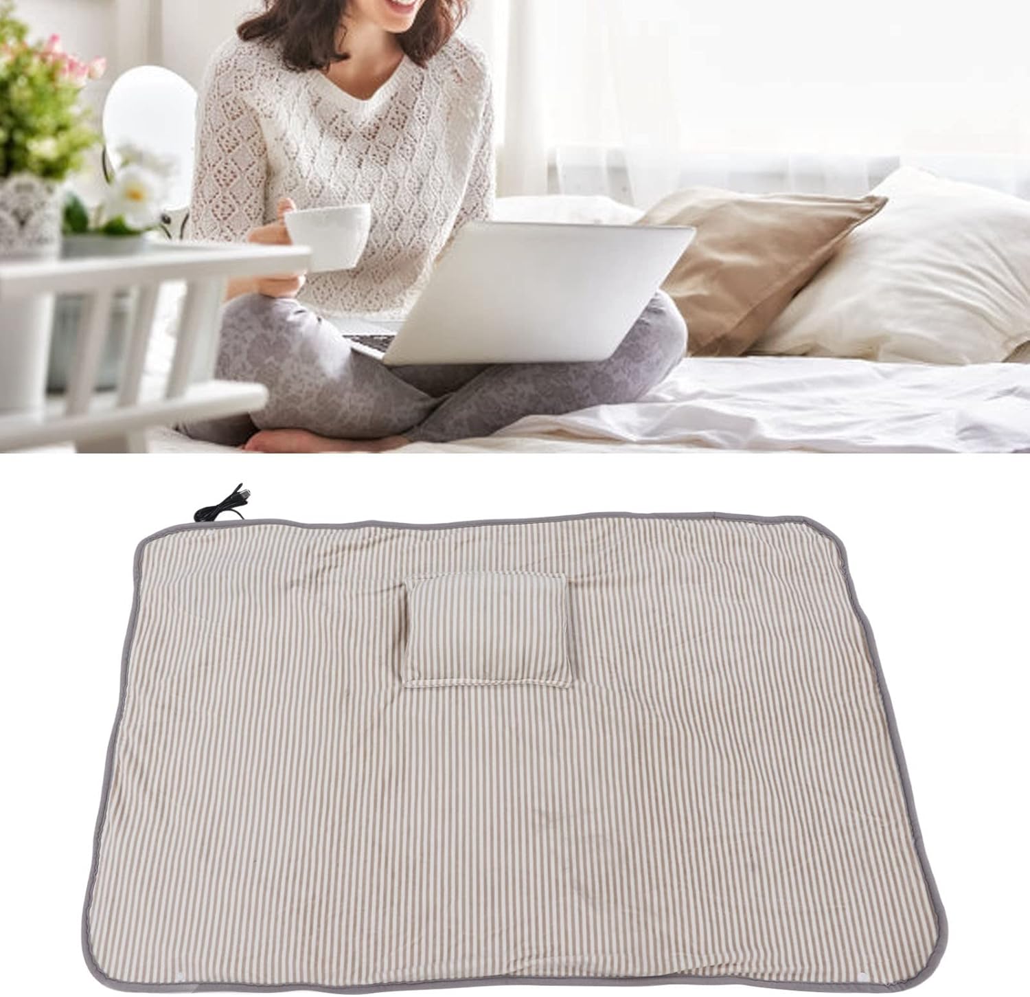 YIPOKELSM Electric Blanket 5V 10W Soft Plush Throw