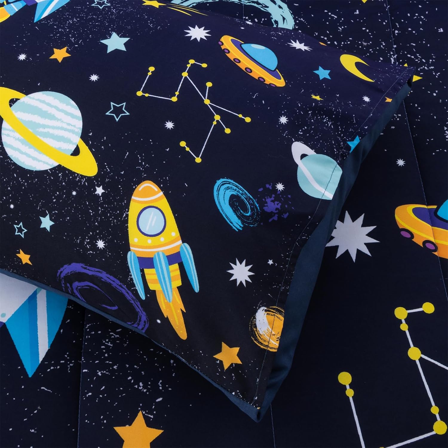 Aimuan Rocket Comforter Twin Set for Kids