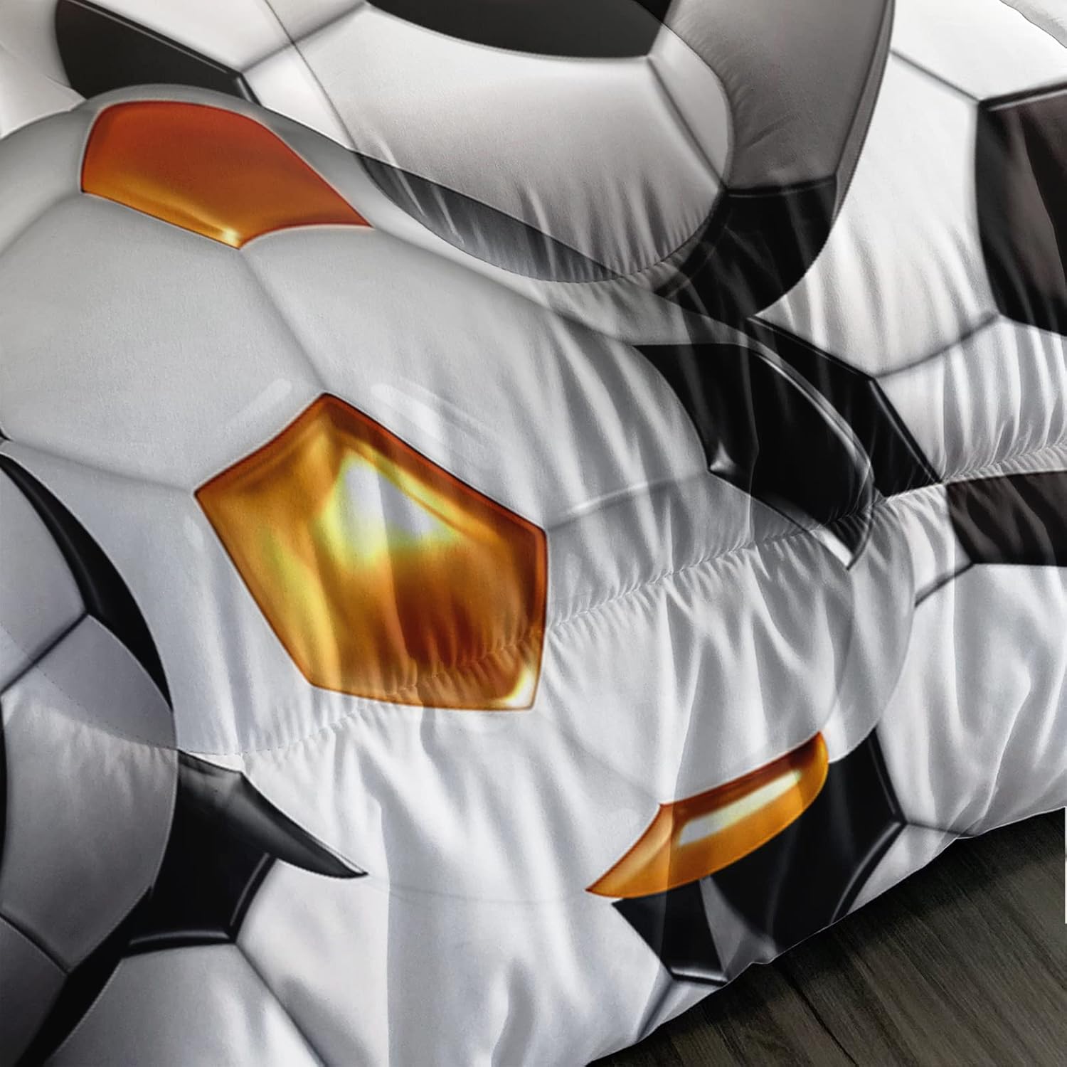 BailiPromise Soccer Comforter Set for Kids