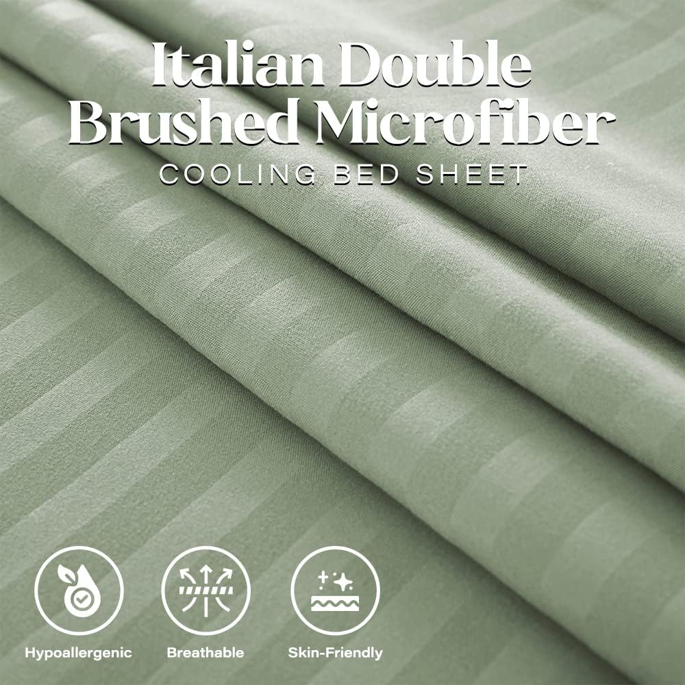 Elaine Karen Striped Full Sheet Set 4-Piece