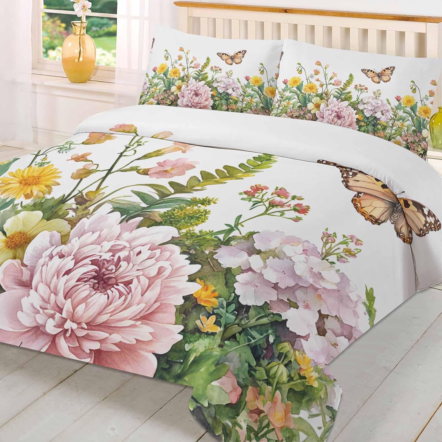 Boanket 3-Piece Queen Duvet Cover Set with Zipper and Pillowcases 1
