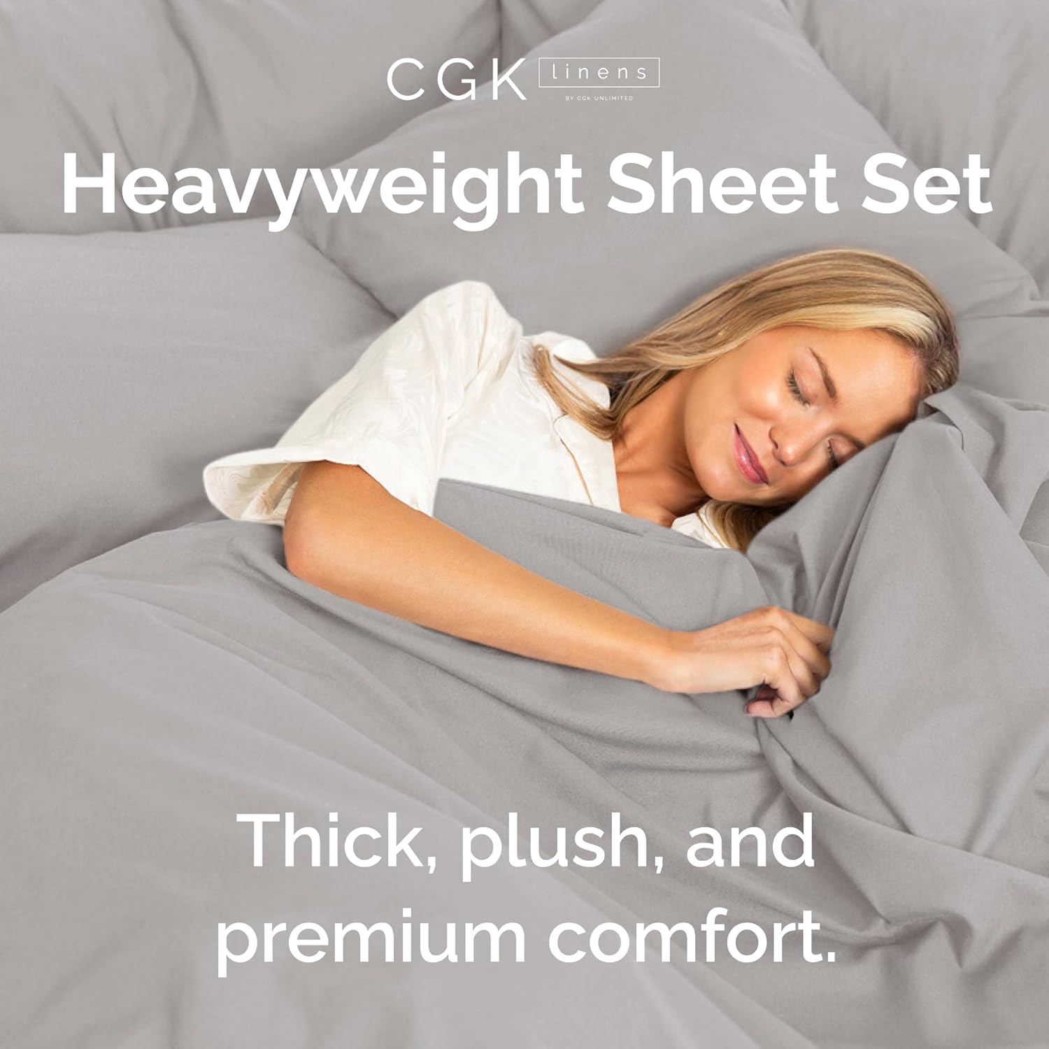 CGK Unlimited Extra Thick Cal King 4 Piece Sheet Set
