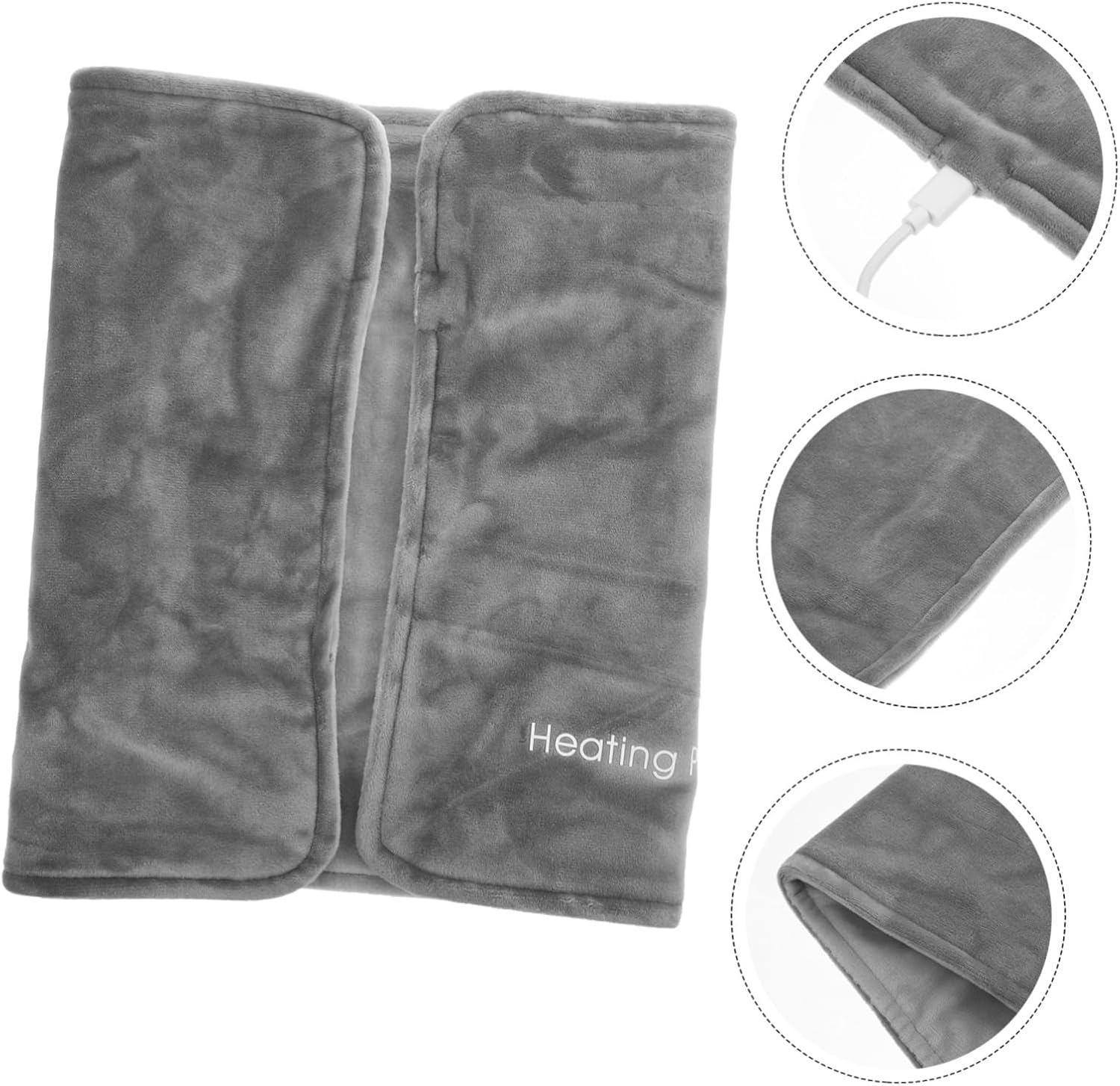 Toyvian USB Graphene Heated Throw Blanket for Hand and Feet Warmth 1
