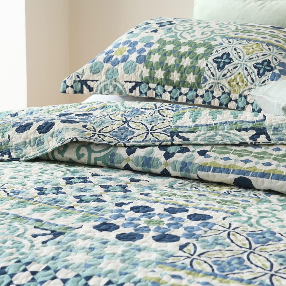 WAROUS VISIMISI Cotton Reversible Bedspread Set