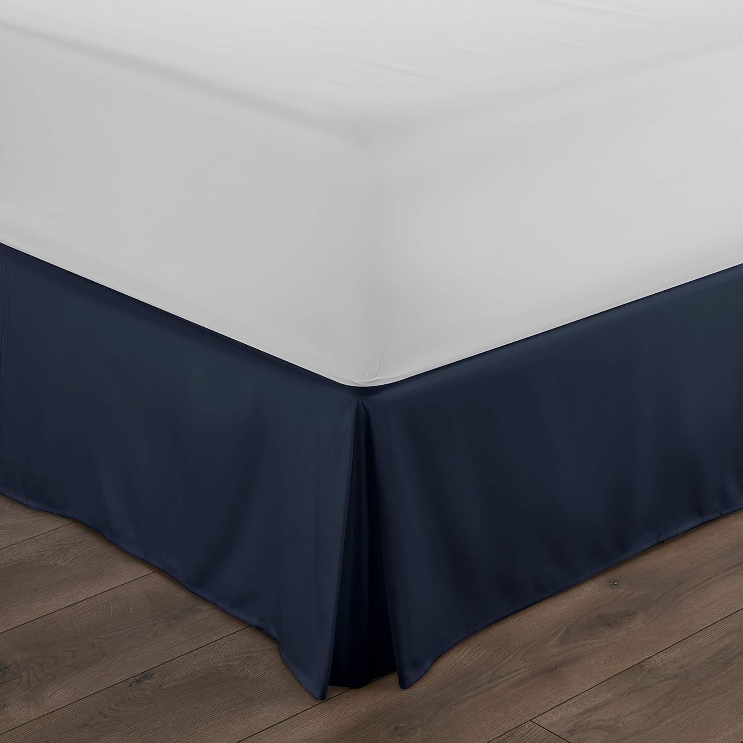 IENJOY Home Navy Twin Bed Skirt - 100 Microfiber