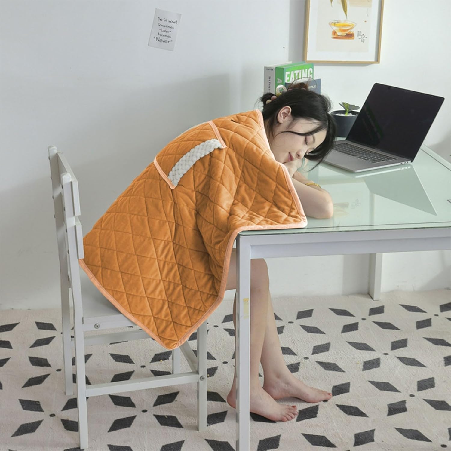 Soft Plush Heated Blanket with Fast Heating
