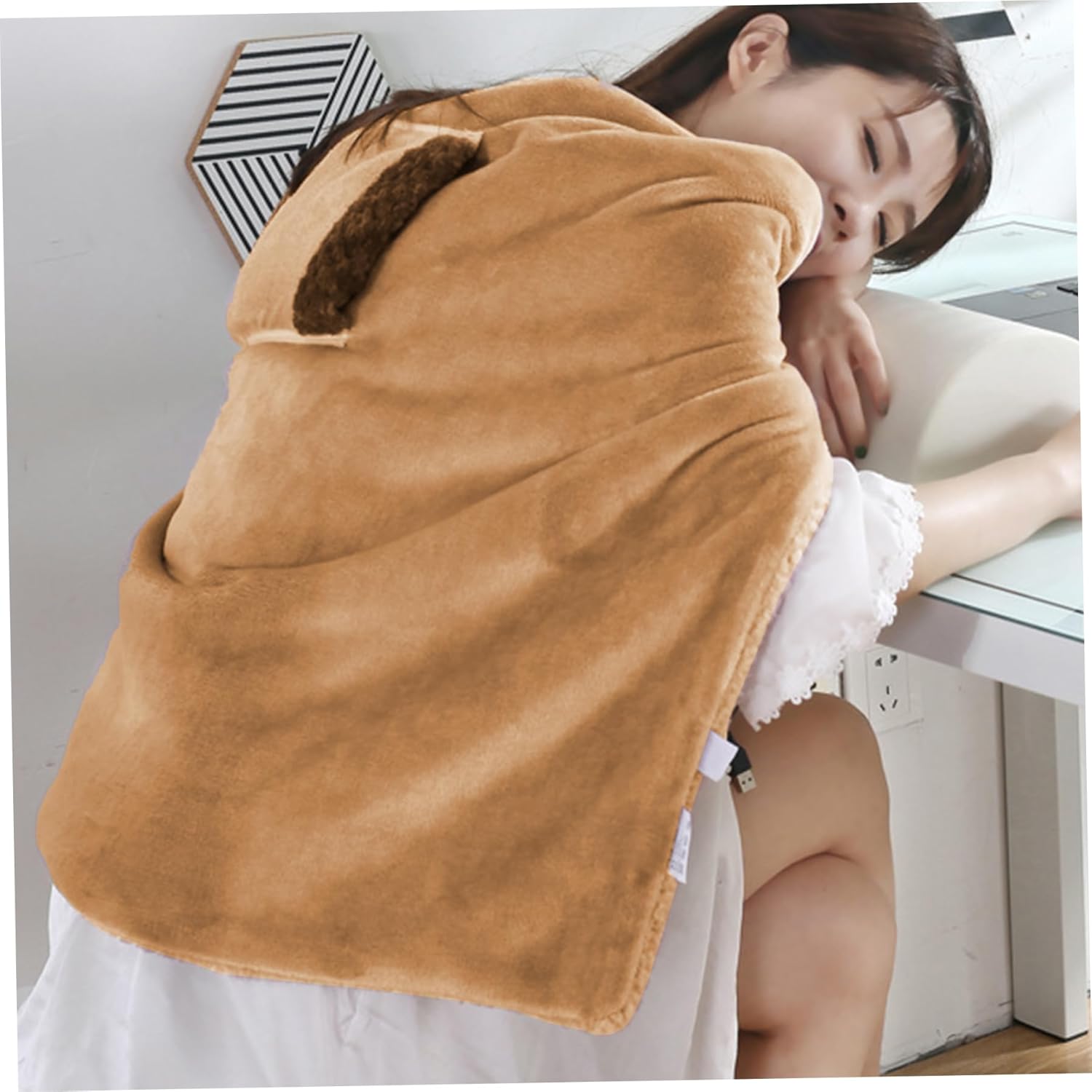 Meyrwoy Heated Blanket USB Fast Heating 24x31 Inch
