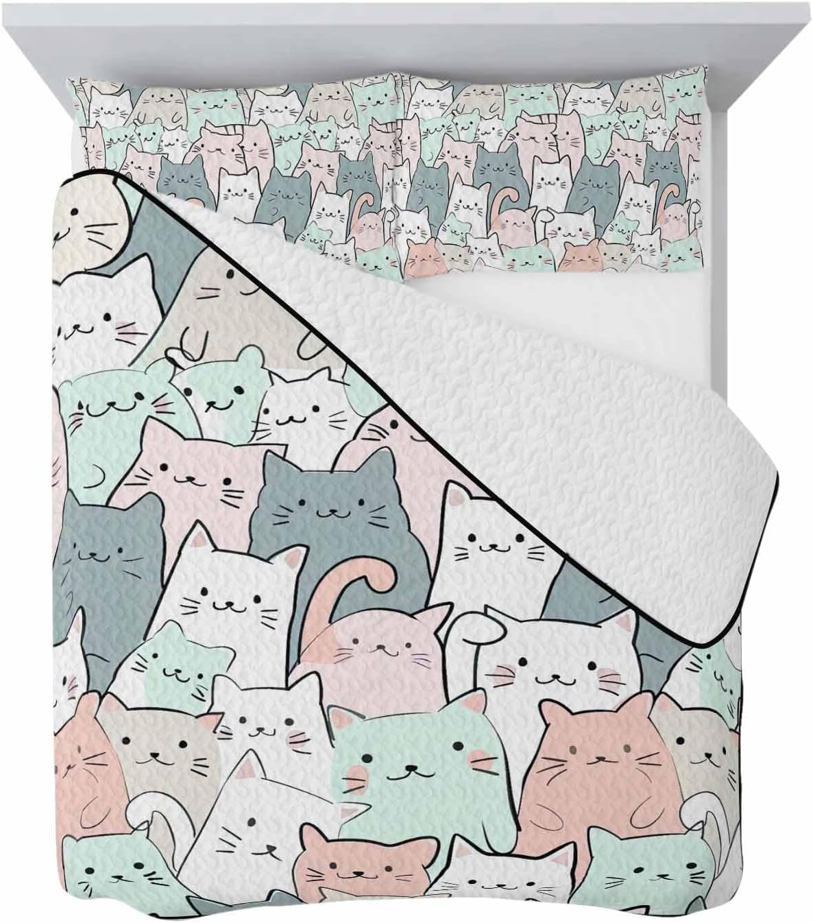 Chees D Zone Twin XL Quilt Set with 2 Pillow Shams
