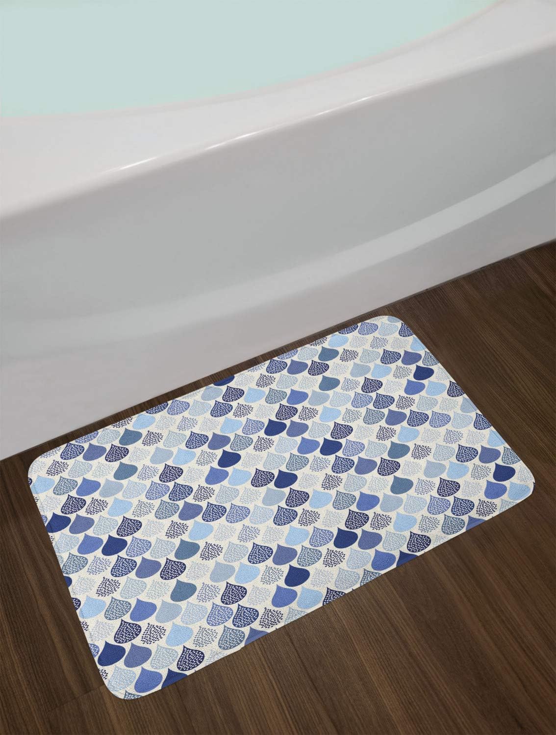 Ambesonne Geometric Bath Mat - Dark Violet 302 x 20