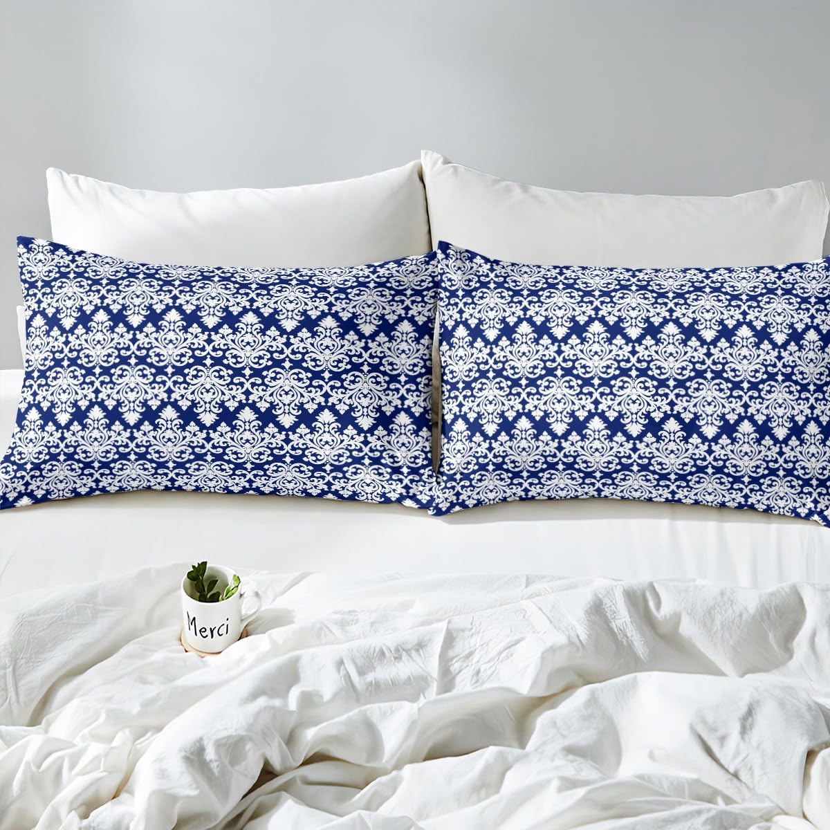 Gothic Floral Queen Fitted Sheet Set