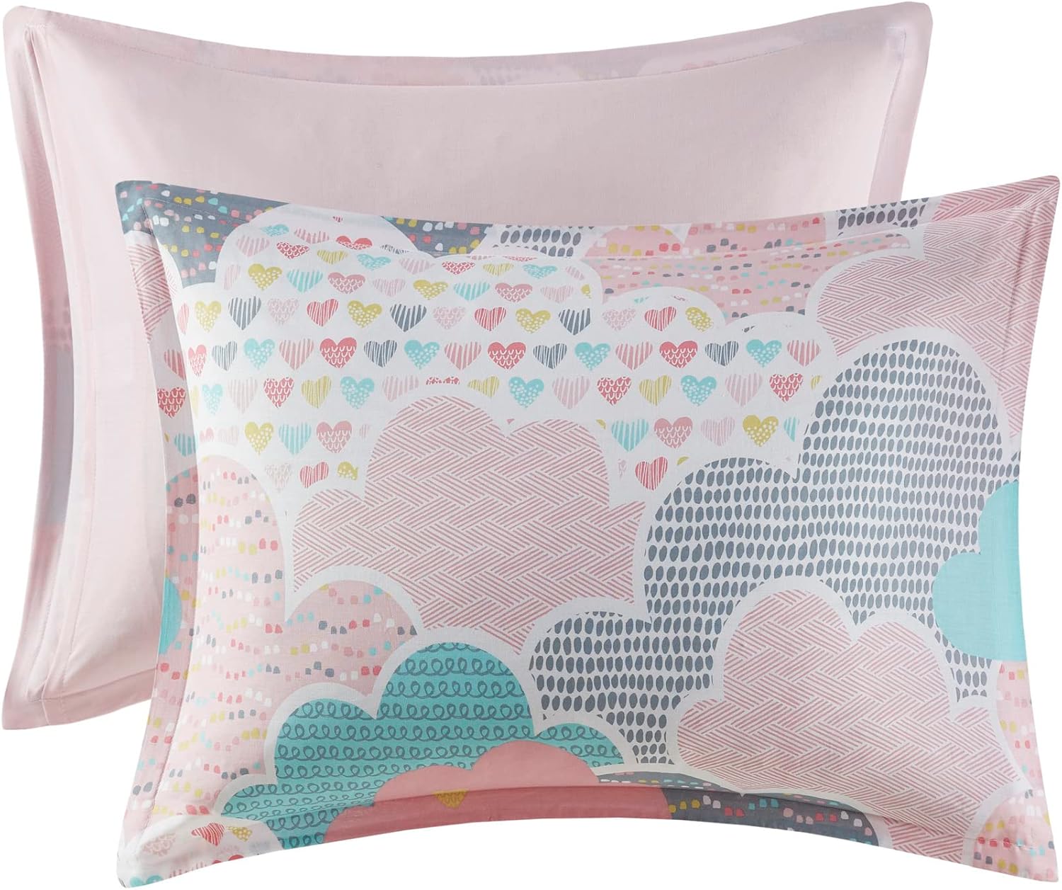 Urban Habitat Kids Comforter Set Unicorn Print Cloud Pink