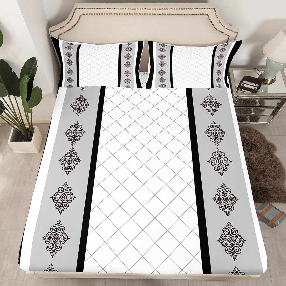 Erosebridal Paisley Full Size Sheet Set