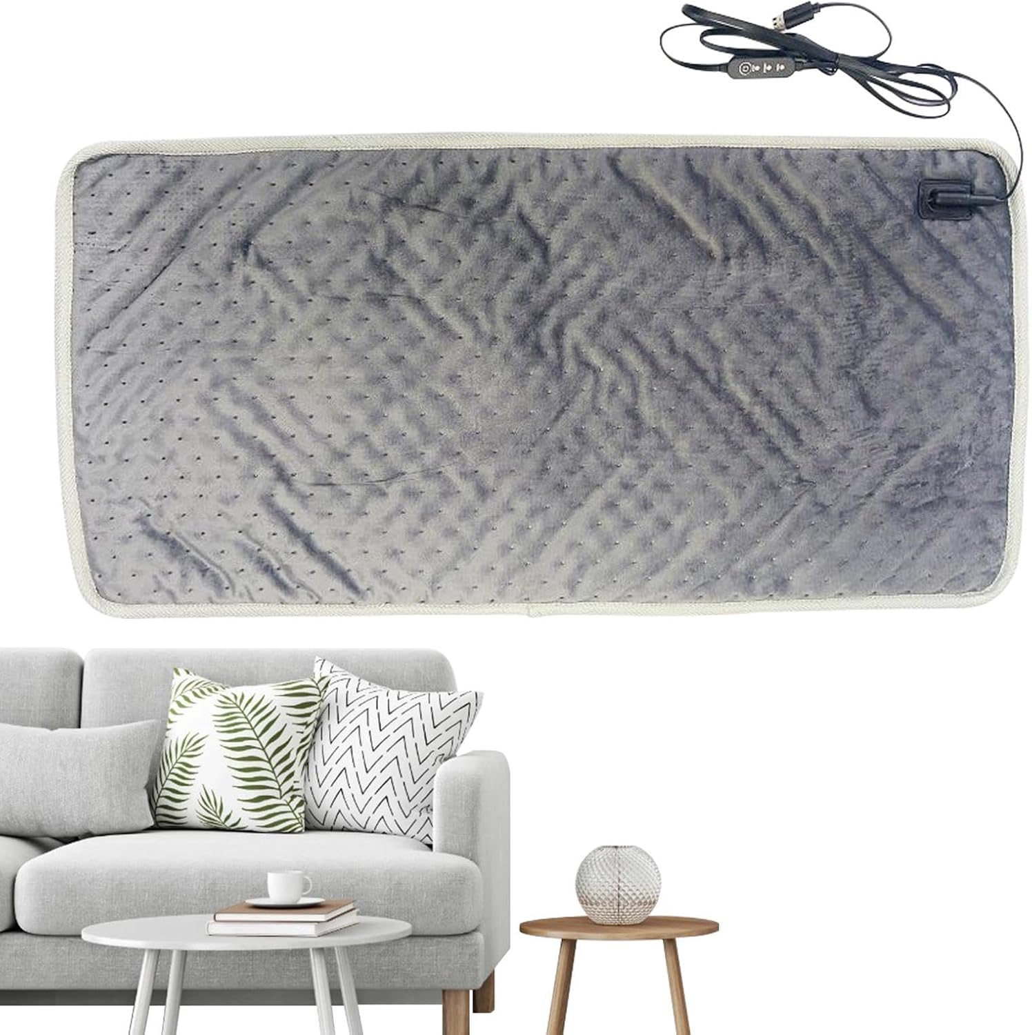 Electric Blanket with 3 Temperature Levels and 15m Cable