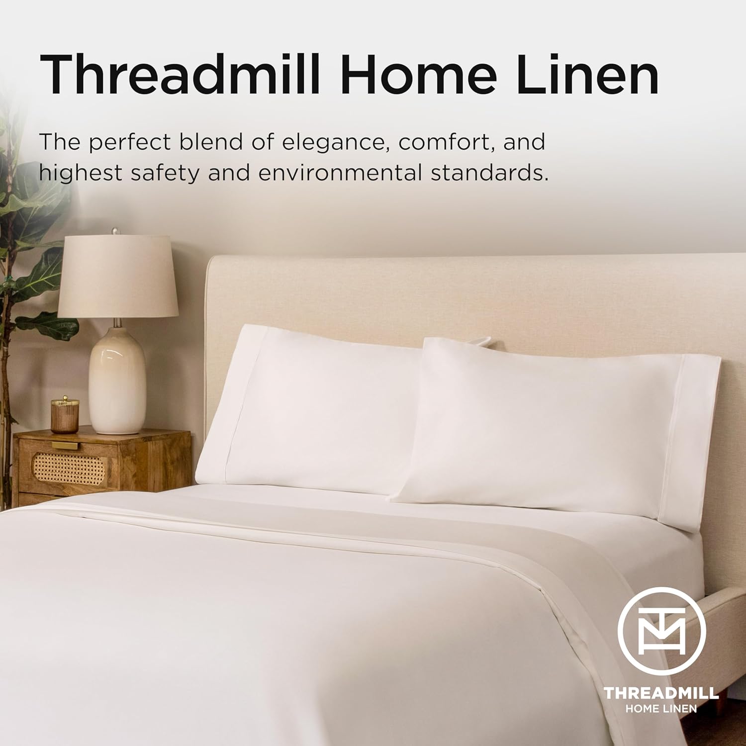 Threadmill Supima Cotton Sheets California King 1000 Thread Count 4 Pc Set
