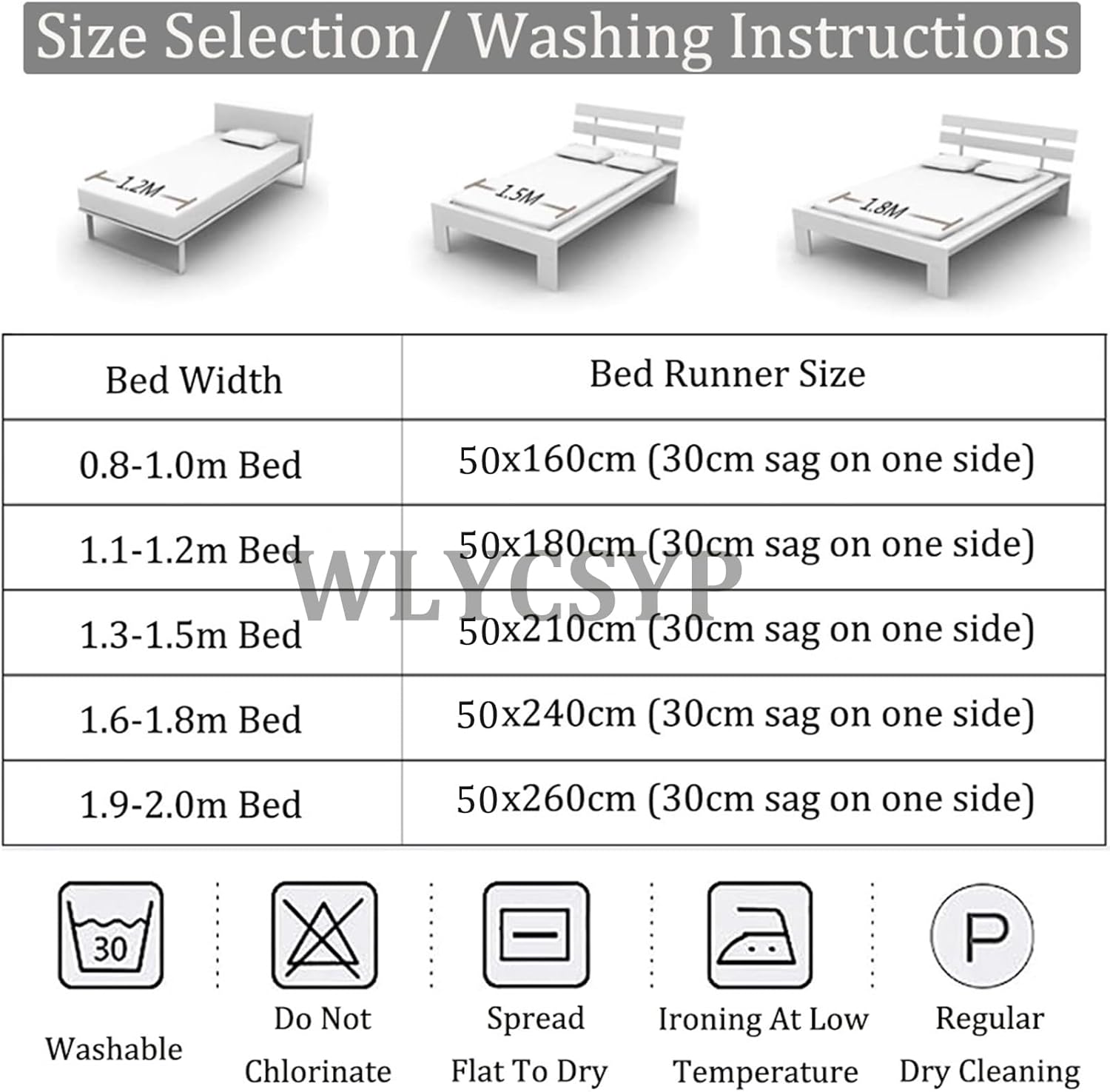Premium Luxury Bed Scarf 50X50cm Home Decor