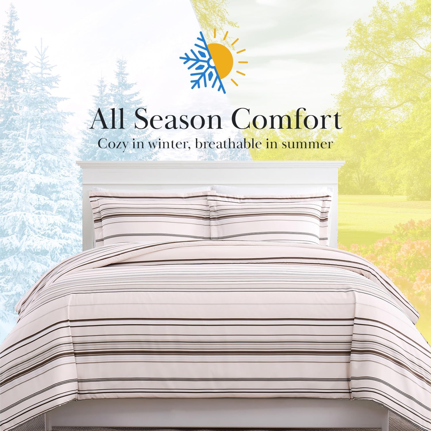 Southshore Fine Living Twin Comforter Set with Pillow Shams
