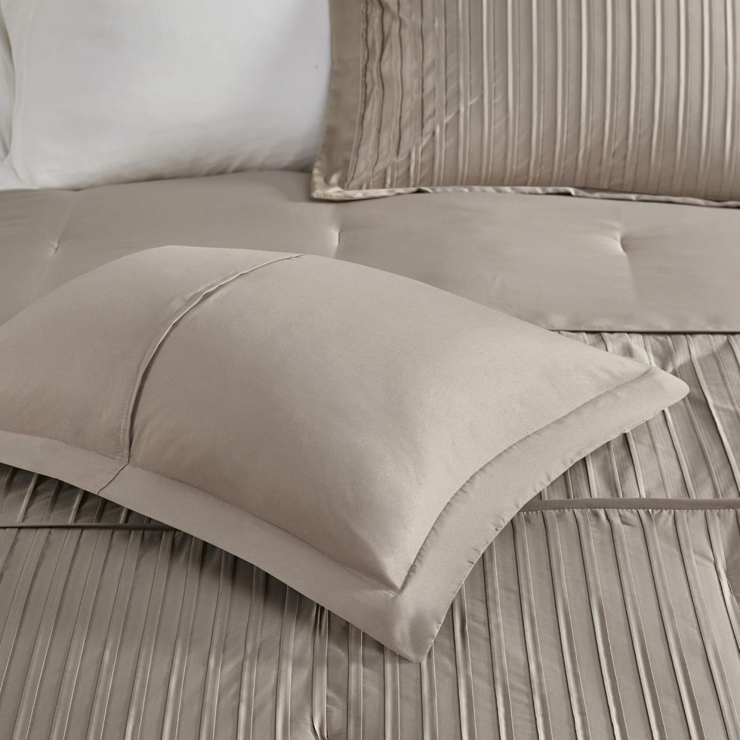 Madison Park Cal King Comforter Set - 7 Piece Down Alternative Luxury Bedding
