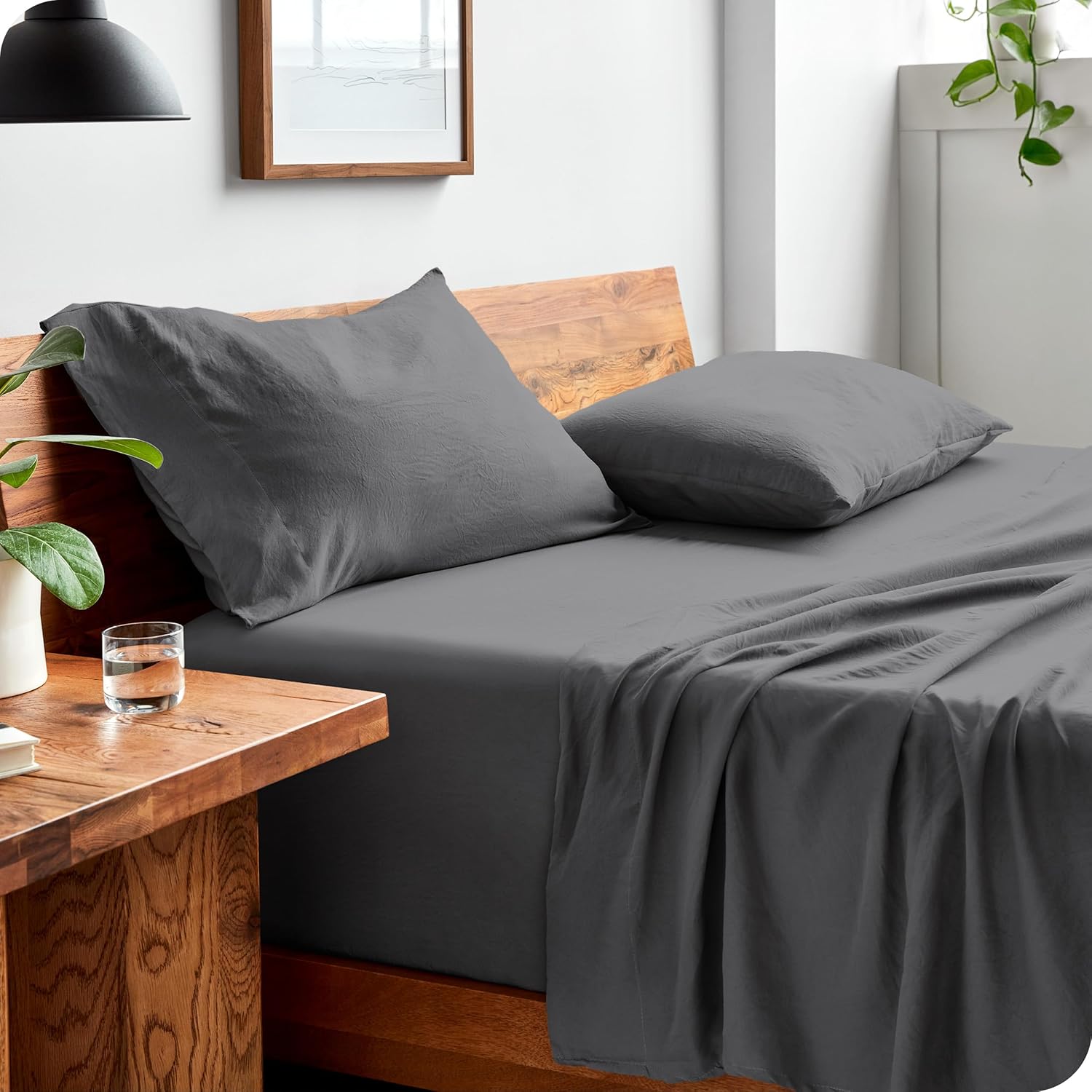 Bare Home Twin XL Sheet Set - Ultra-Soft Microfiber with Deep Pockets