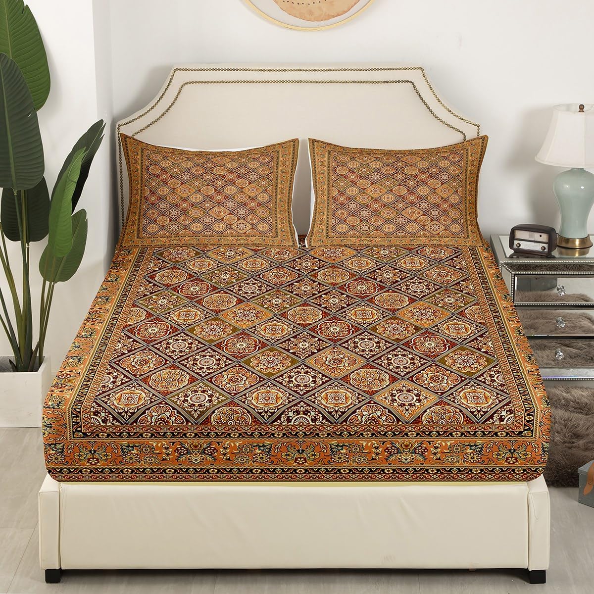Feelyou Boho Paisley Sheet Set Twin Size Kids