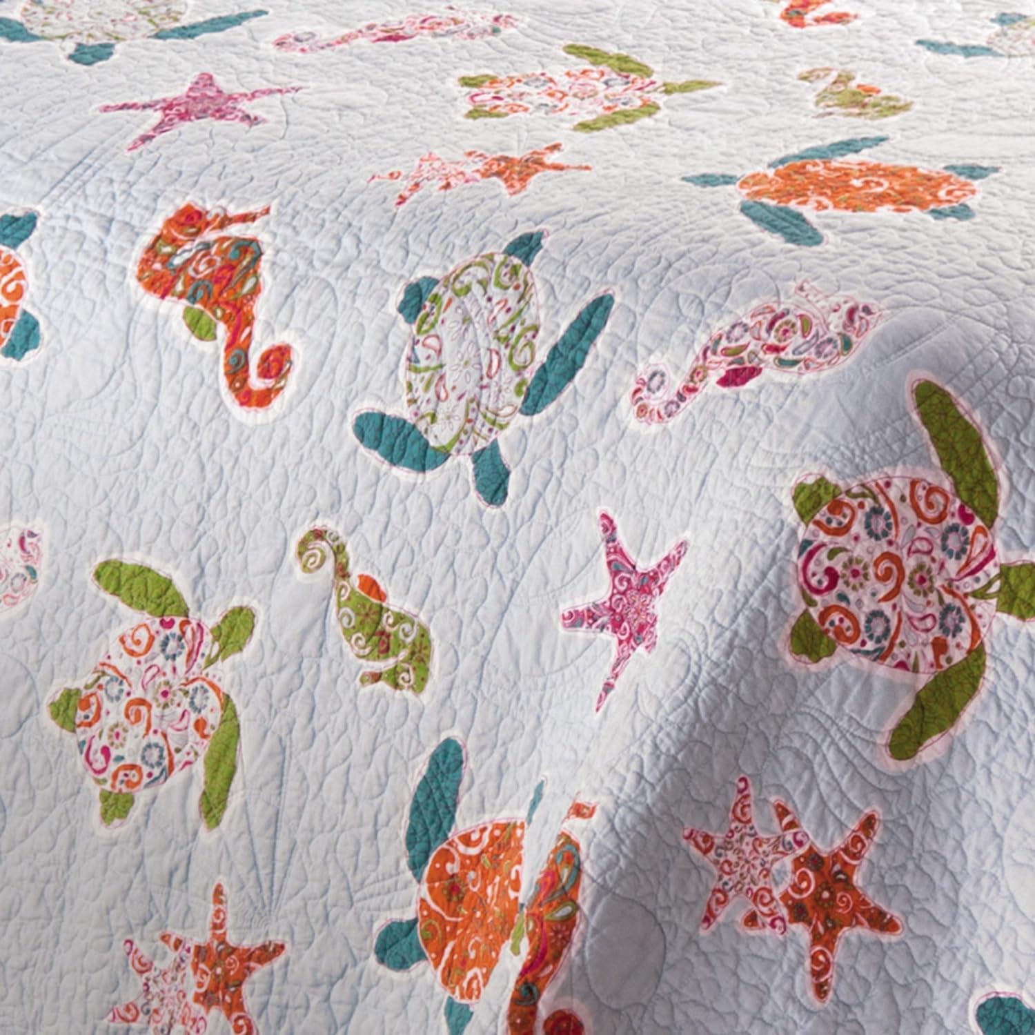 CF Home St Kitts King 3 Piece Quilt Set