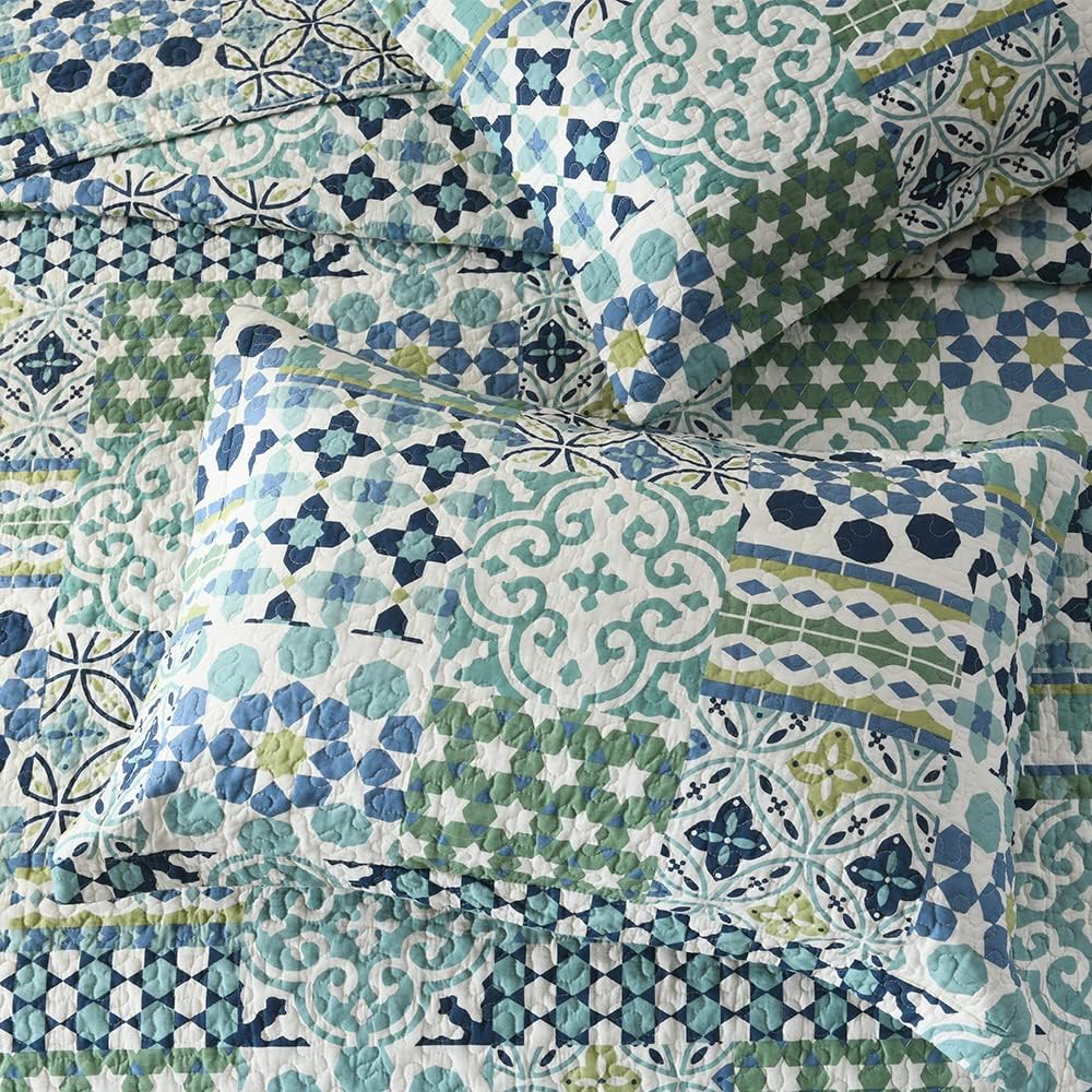WAROUS VISIMISI Cotton Reversible Bedspread Set
