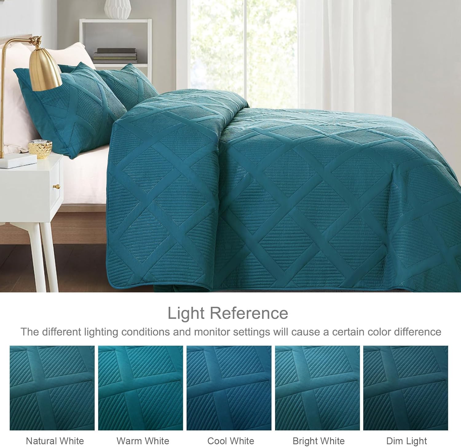 Exclusivo Mezcla Quilt Set Full Queen