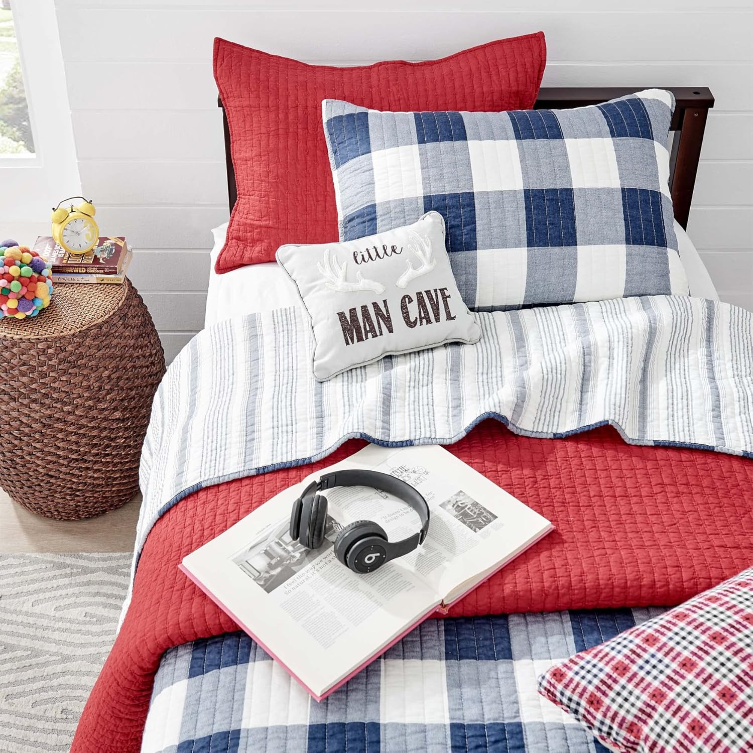 Levtex Home Cross Stitch Quilt Set - 100 Cotton 1