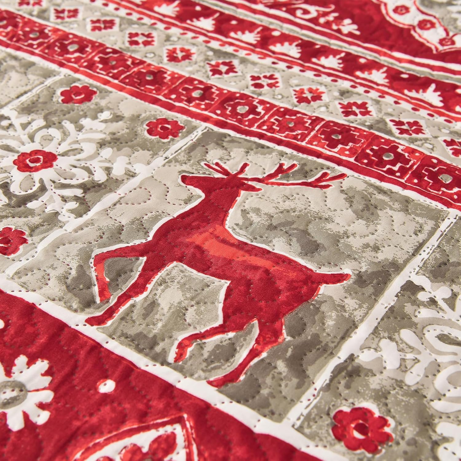 CHINO Christmas Quilt Set Queen Size 90x90
