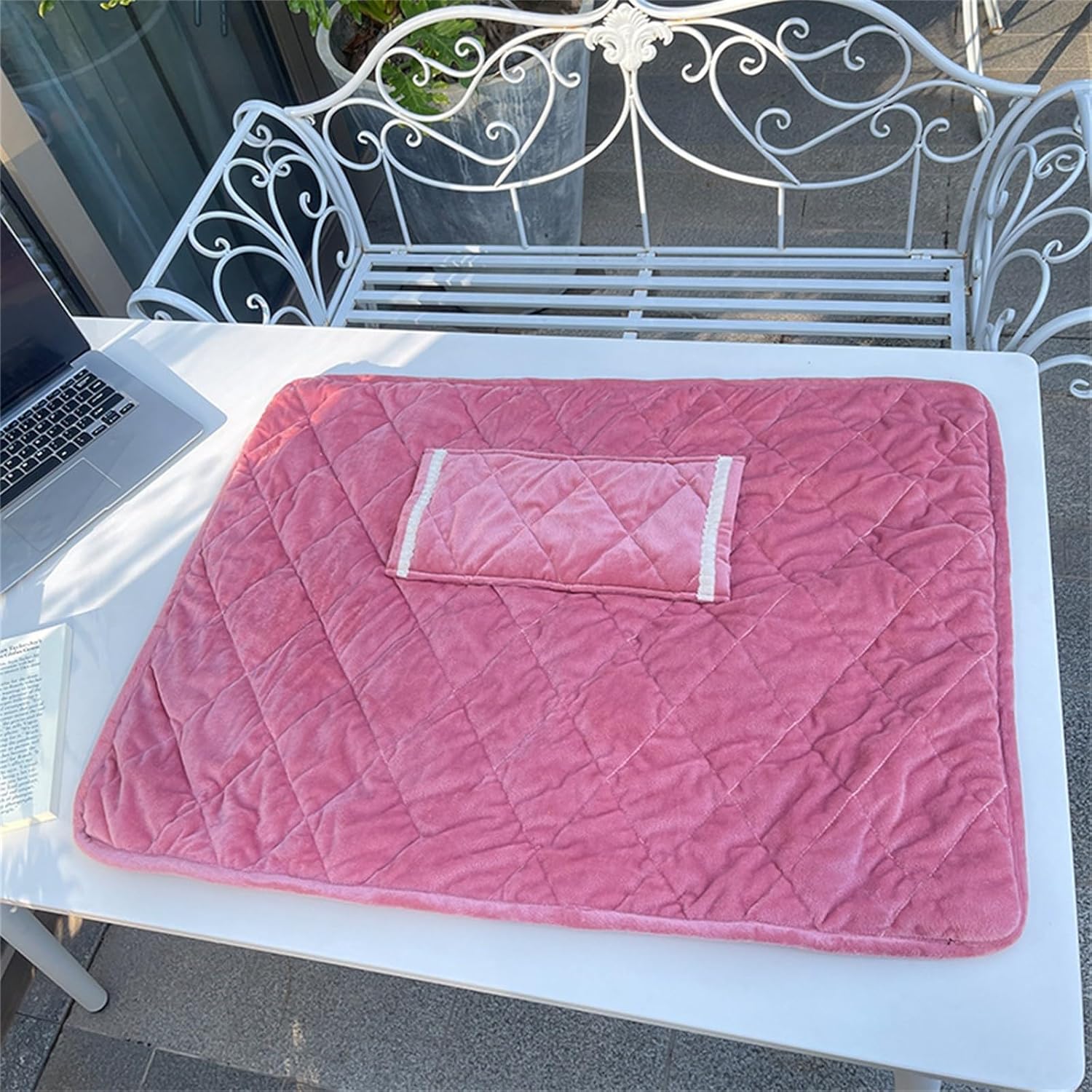 5V USB Heated Throw Blanket - Soft Cotton Velvet Multi-Functional Machine Washable
