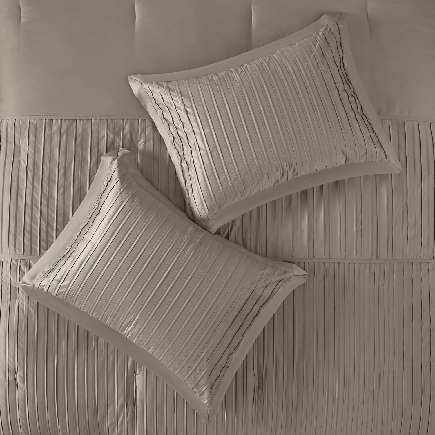 Madison Park Cal King Comforter Set - 7 Piece Down Alternative Luxury Bedding