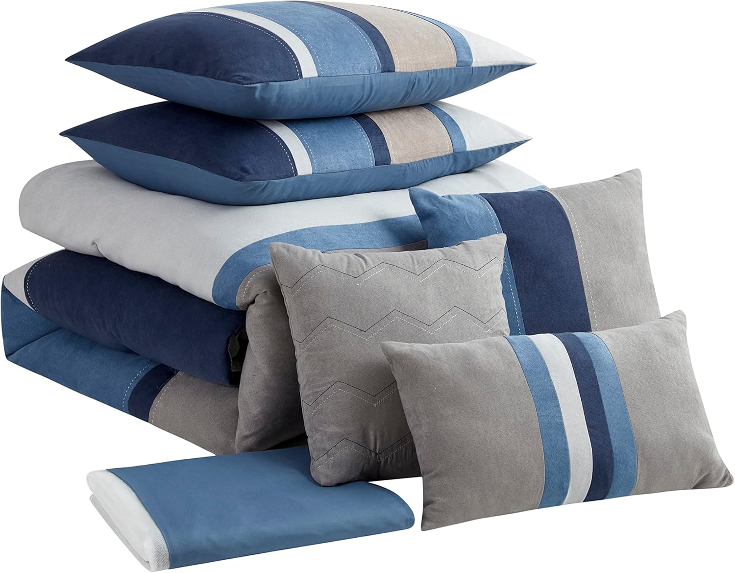 Sweet Home Collection Queen Faux Suede Comforter Set