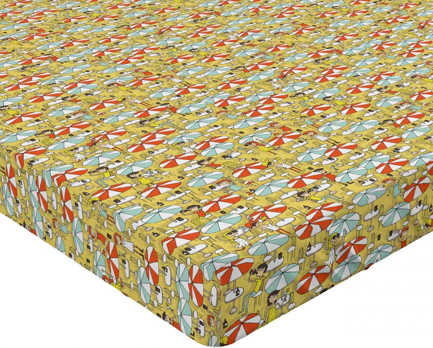 Ambesonne California King Microfiber Sheet Set