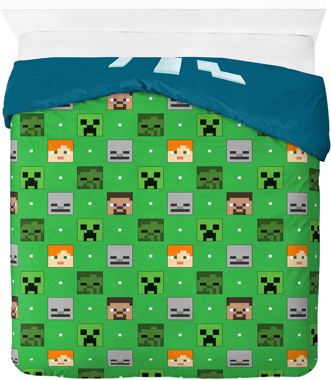 Jay Franco Duvet Cover Set 3 Piece Minecraft Kids Bedding