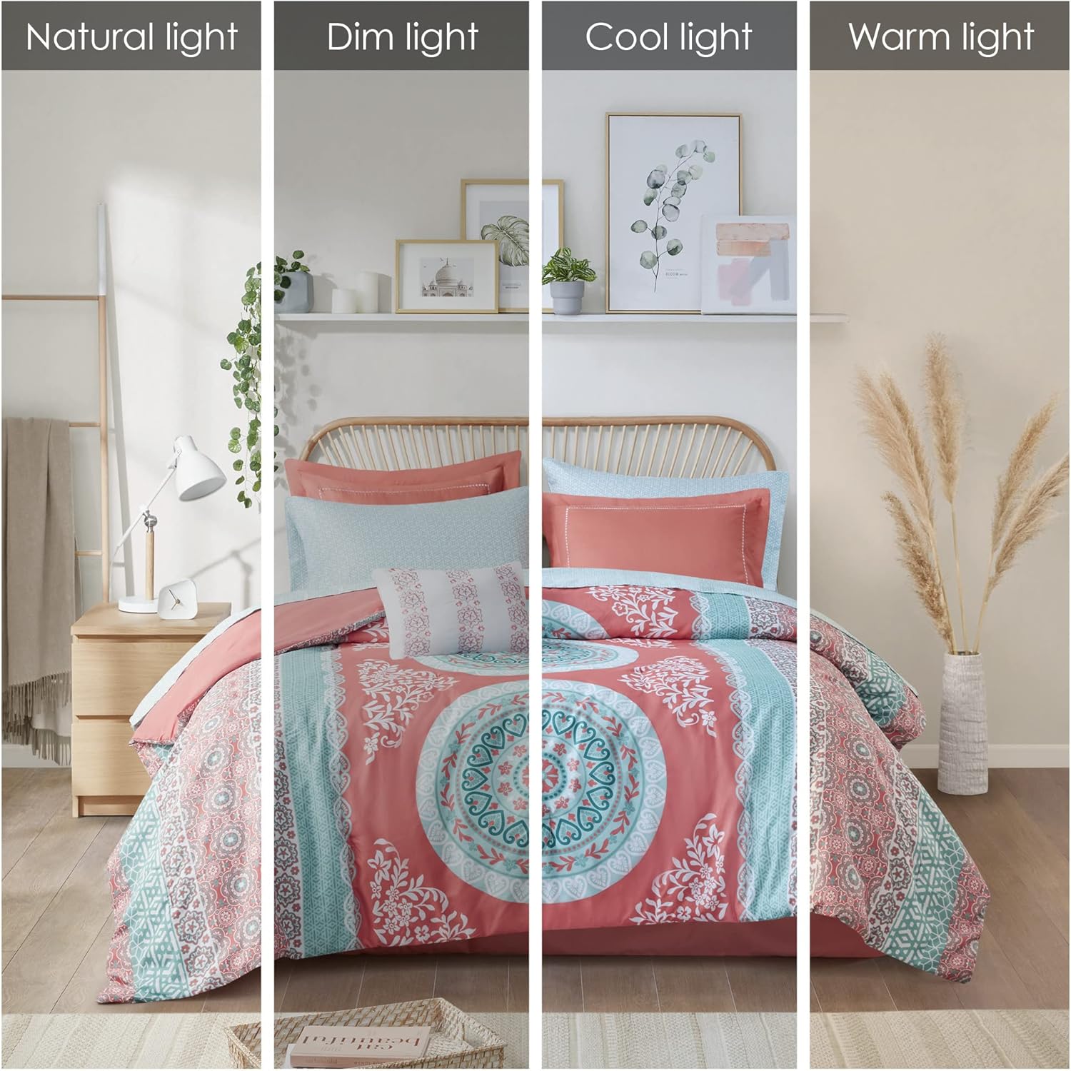 Intelligent Design Coral Comforter Set 7 Piece
