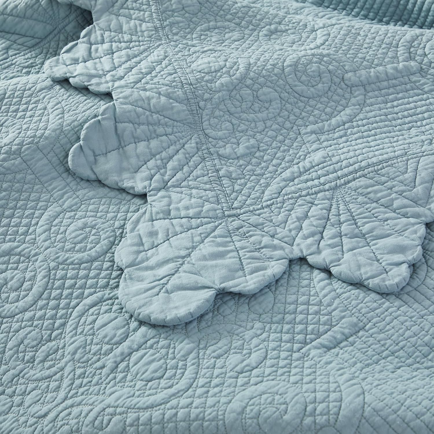 Brandream Queen Size Quilt Set 3-Piece 100 Cotton