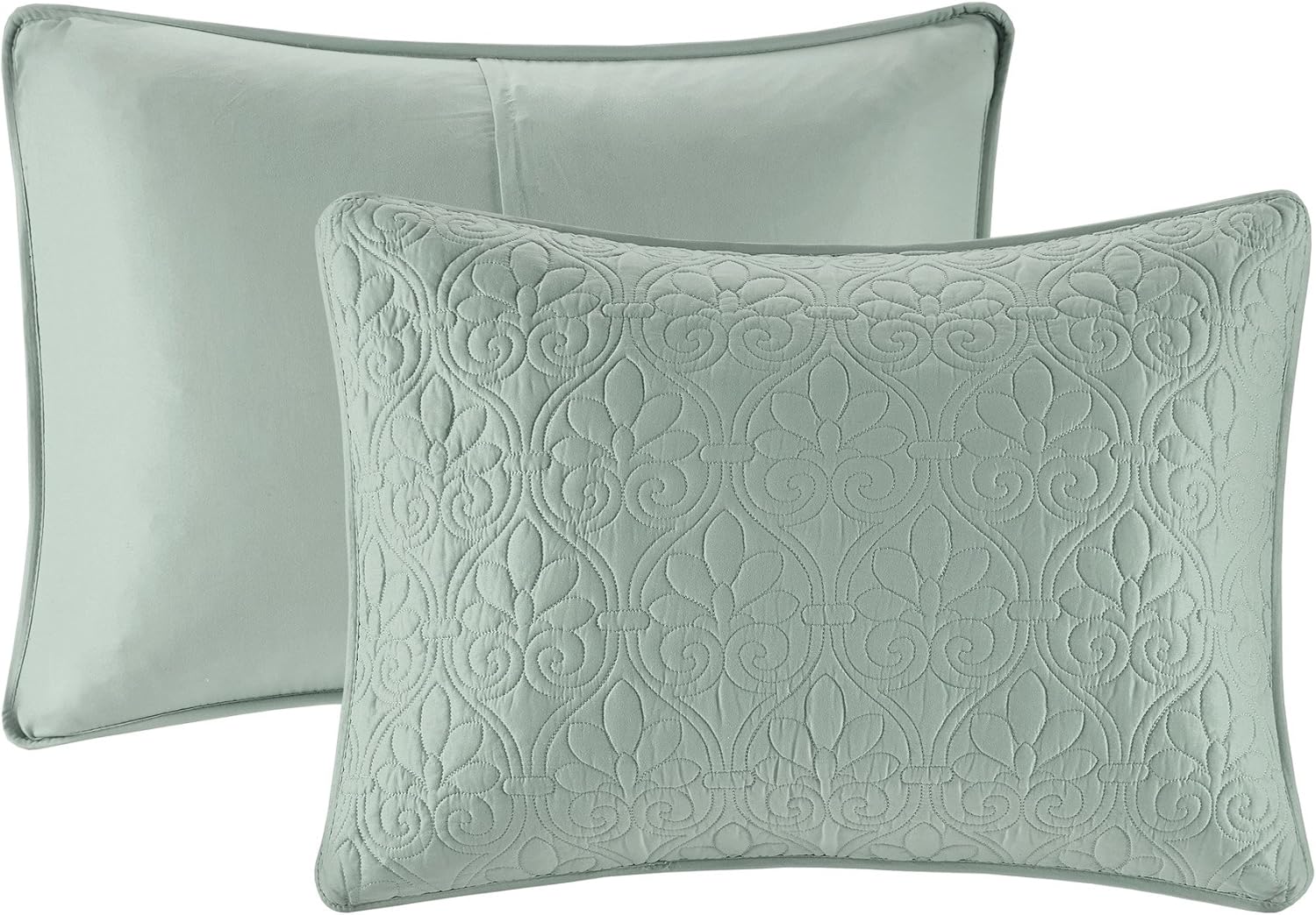 Madison Park Quebec Dusty Pale Seafoam 3-Piece Quilted King Coverlet Set