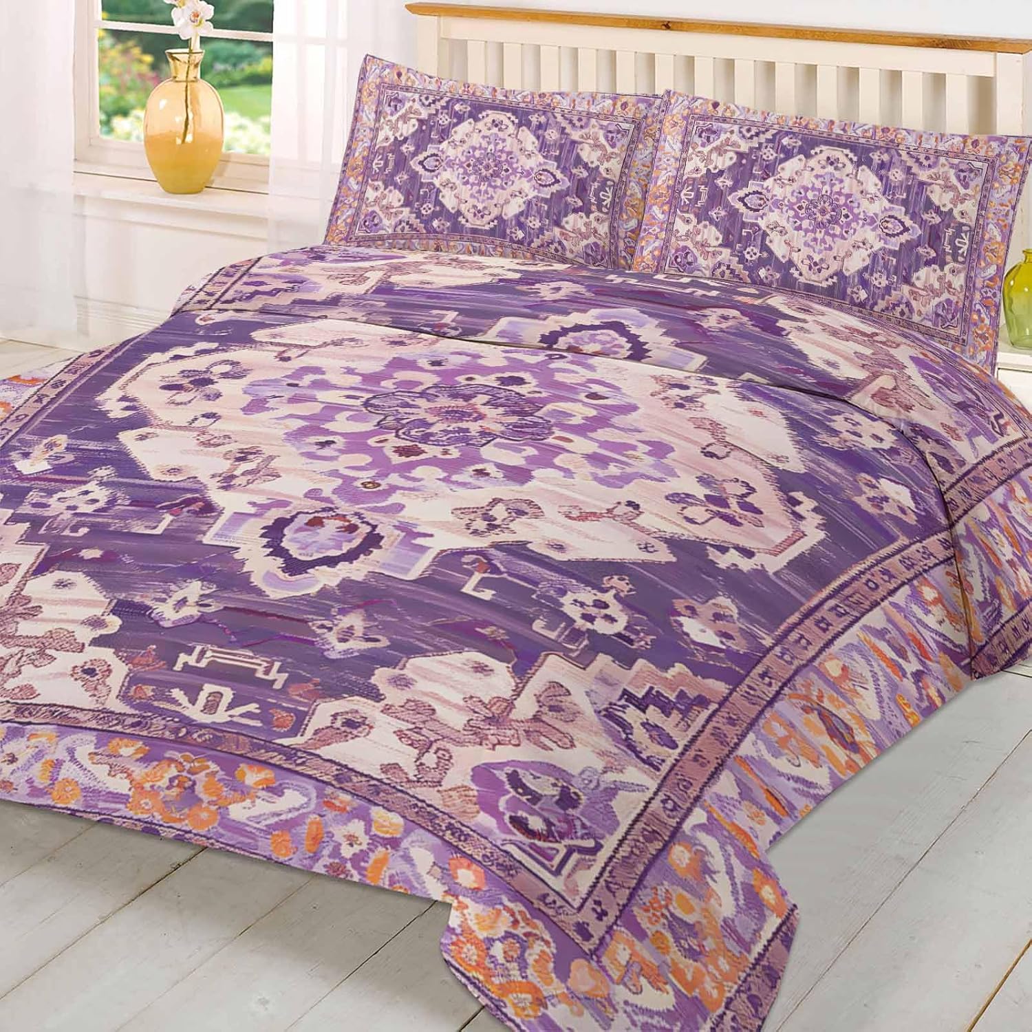 Boanket 3-Piece Queen Duvet Cover Set with Zipper Closure 1