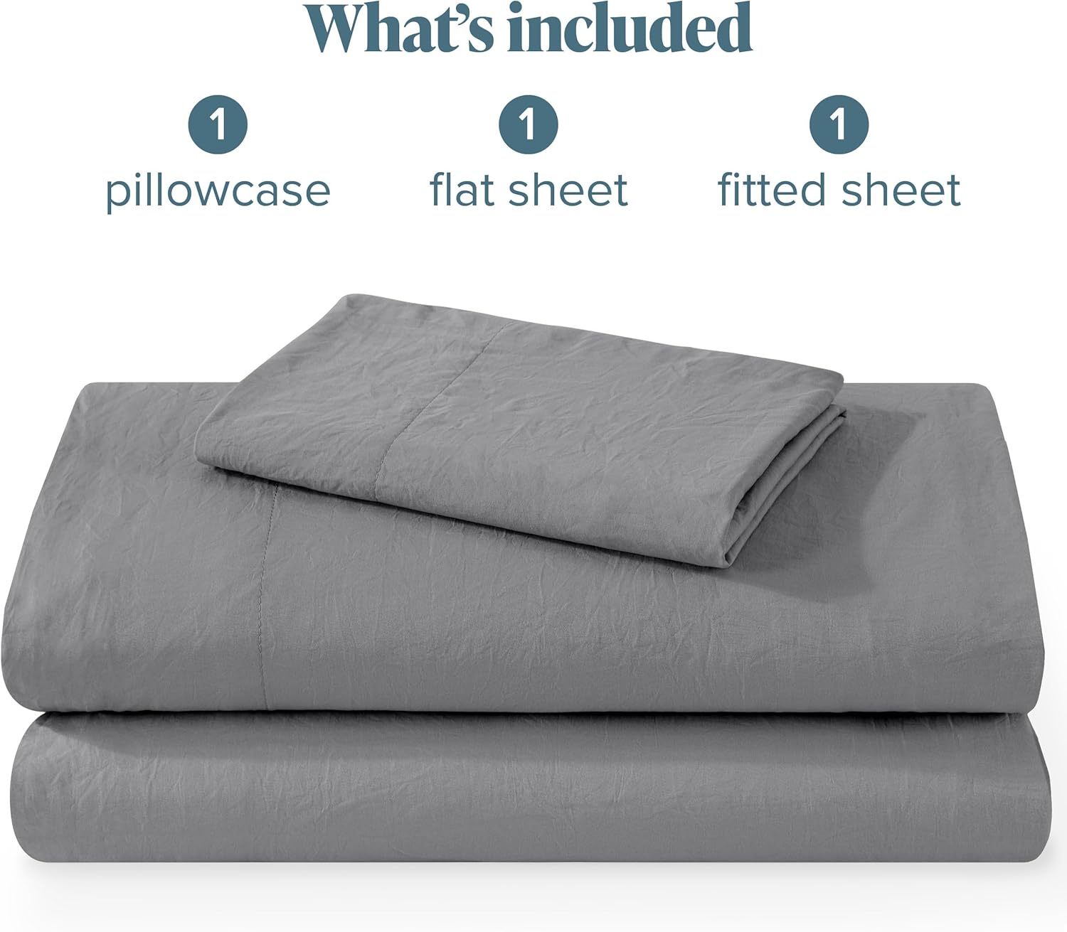 Bare Home Twin XL Sheet Set - Ultra-Soft Microfiber with Deep Pockets