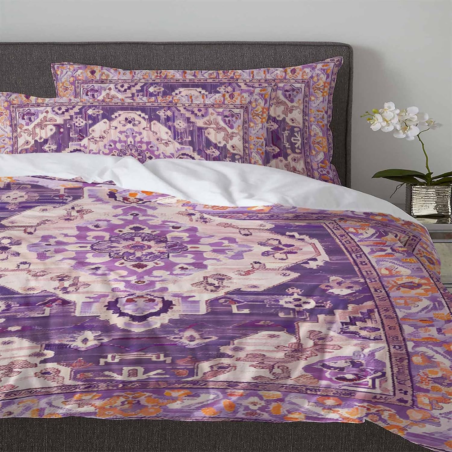 Boanket 3-Piece Queen Duvet Cover Set with Zipper Closure 1