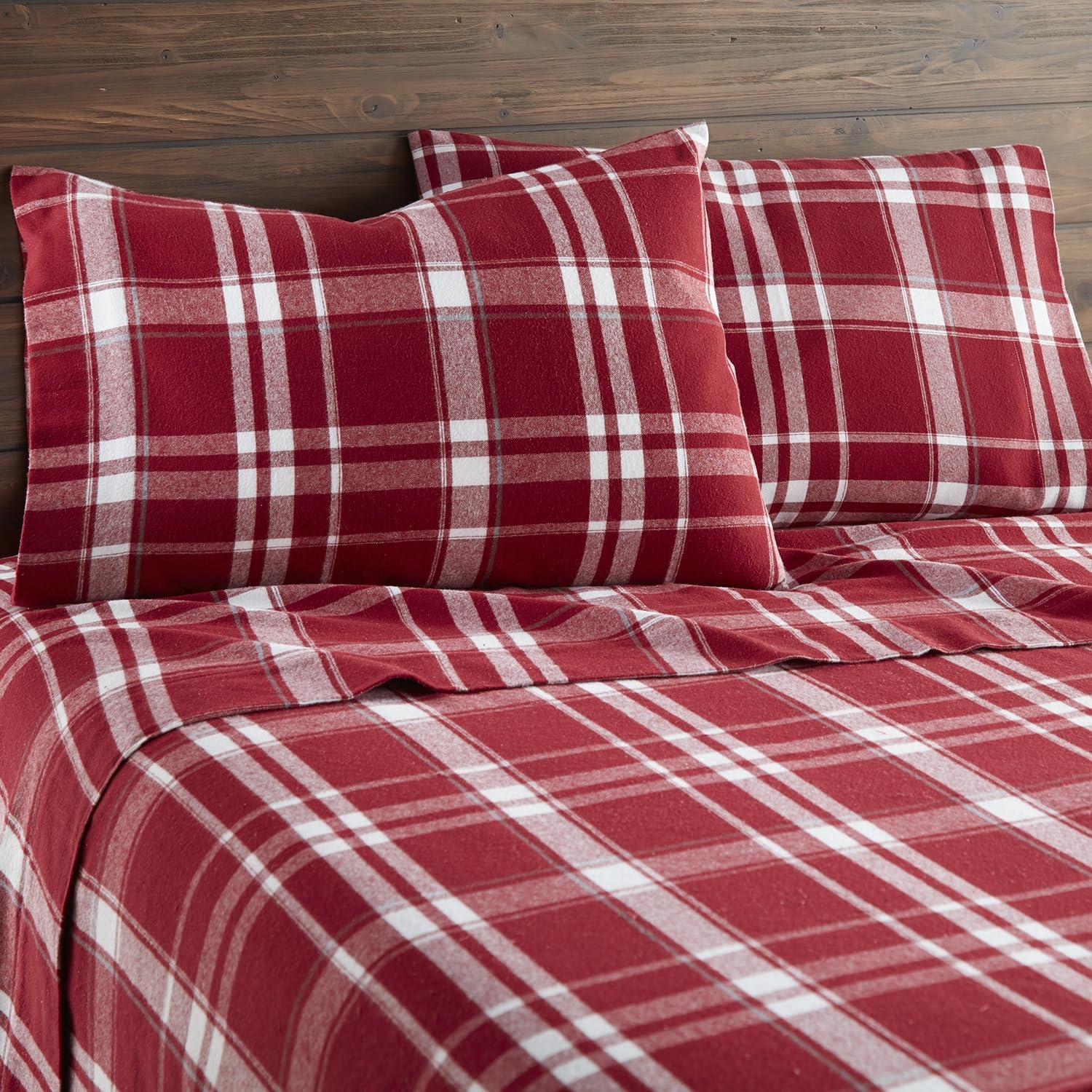 Whisper Organics Organic Cotton Flannel Sheet Set Cal King