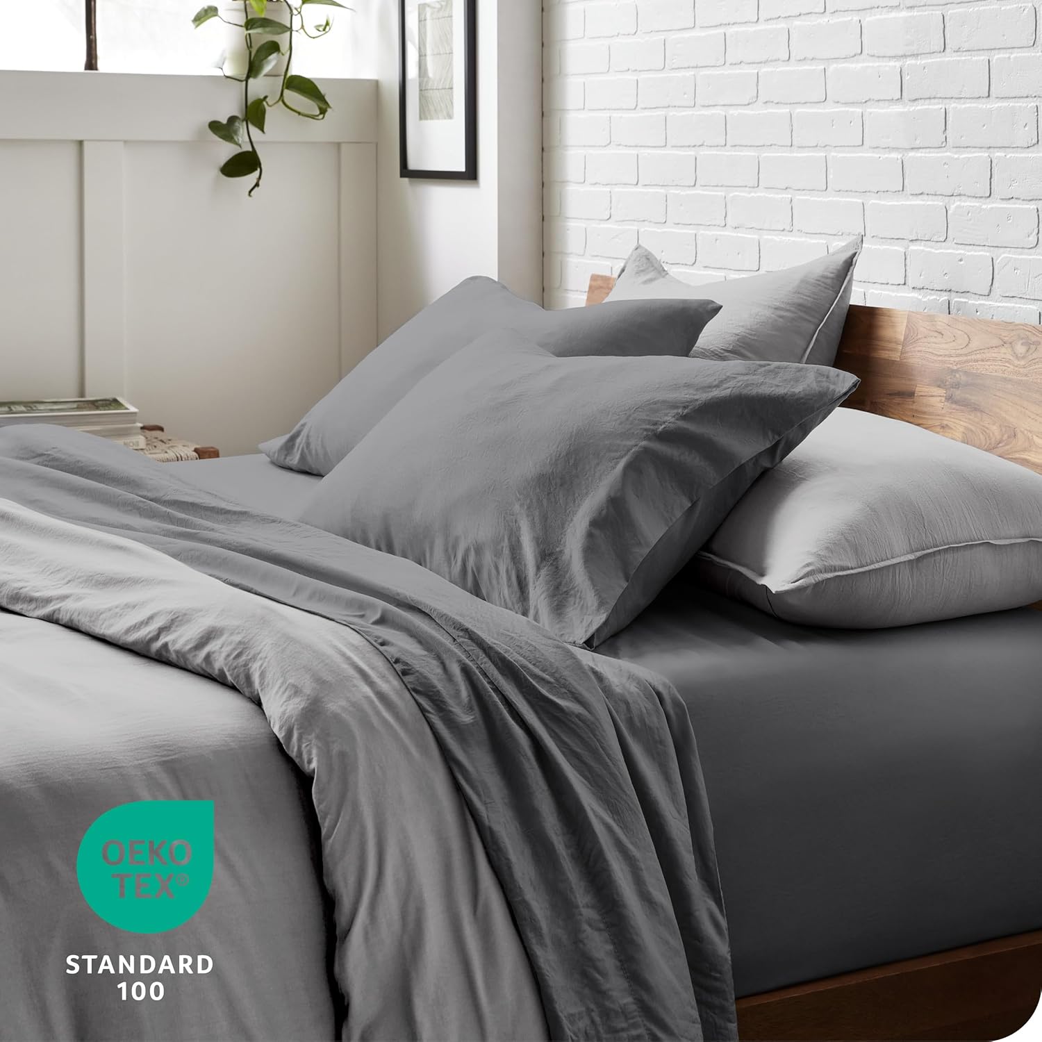 Bare Home Twin XL Sheet Set - Ultra-Soft Microfiber with Deep Pockets